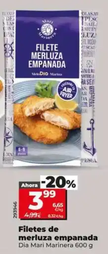 Dia Dia mari marinera - filetes de merluza empanada oferta