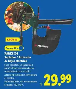 Lidl Parkside - soplador oferta