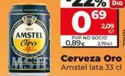Dia Amstel - cerveza oro oferta