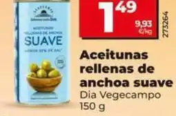 Dia Dia vegecampo - aceitunas rellenas de anchoa suave oferta
