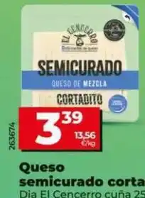 Dia Dia el cencerro - queso semicurado cortado oferta