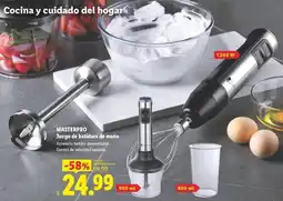 Lidl Masterpro - juego de batidora de mano oferta