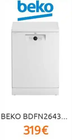 Eureka Electrodomésticos Beko - bdfn2643 oferta