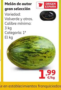 Alcampo Melón de autor gran selección oferta