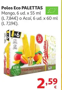 Alcampo PALETTES Polos Eco oferta