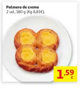 Alcampo Palmera de crema oferta