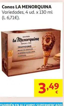 Alcampo LA MENORQUINA Conos oferta