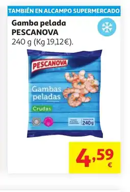 Alcampo PESCANOVA Gamba pelada oferta