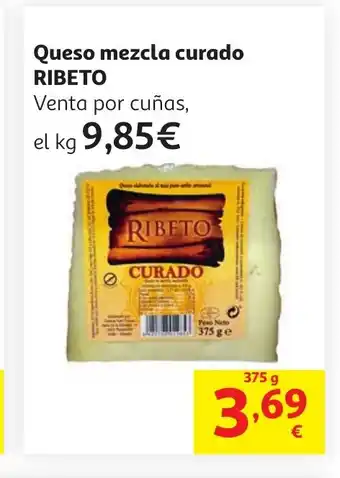 Alcampo RIBETO Queso mezcla curado oferta