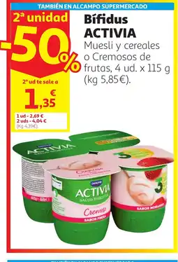 Alcampo ACTIVIA Bifidus oferta