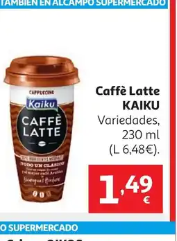 Alcampo KAIKU Caffè Latte oferta