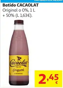 Alcampo CACAOLAT Batido oferta
