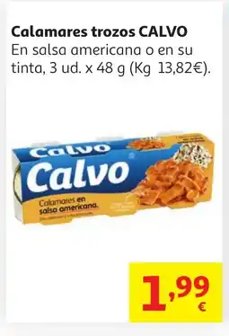 Alcampo CALVO Calamares trozos oferta