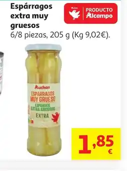 Alcampo Espárragos extra muy gruesos oferta