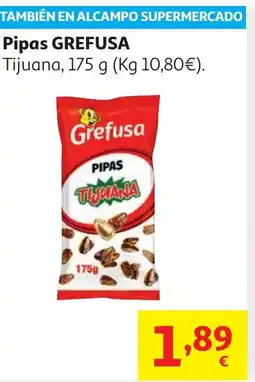 Alcampo GREFUSA Pipas oferta