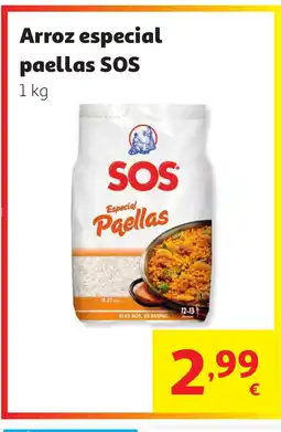 Alcampo SOS Arroz especial paellas oferta