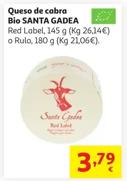 Alcampo SANTA GADEA Queso de cabra Bio oferta