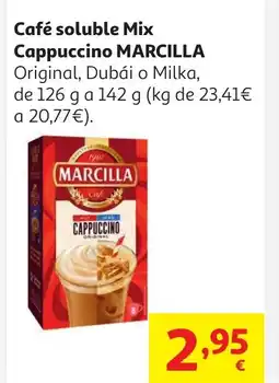 Alcampo MARCILLA Café soluble Mix Cappuccino oferta
