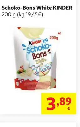 Alcampo KINDER Schoko-Bons White oferta