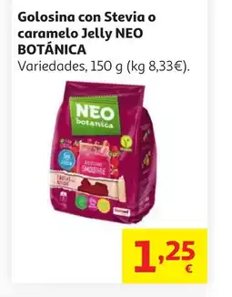 Alcampo NEO BOTÁNICA Golosina con Stevia o caramelo Jelly oferta