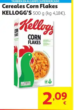 Alcampo KELLOGG'S Cereales Corn Flakes oferta