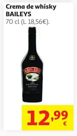 Alcampo BAILEYS Crema de whisky oferta
