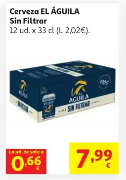 Alcampo EL ÁGUILA Cerveza Sin Filtrar oferta