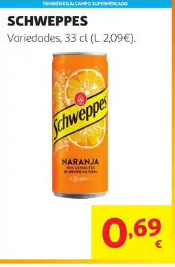Alcampo SCHWEPPES oferta
