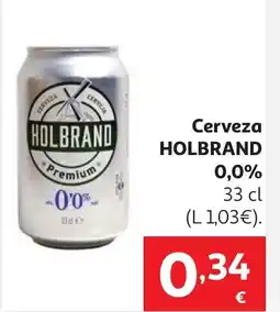Alcampo HOLBRAND Cerveza oferta