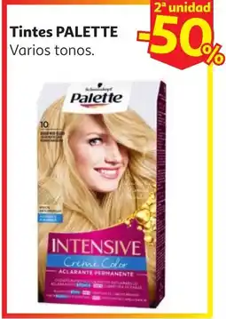 Alcampo PALETTE Tintes oferta