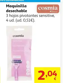 Alcampo COSMIA Maquinilla desechable oferta