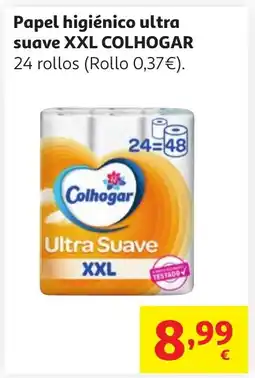 Alcampo COLHOGAR Papel higiénico ultra suave XXL oferta