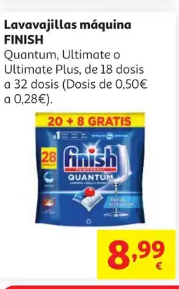 Alcampo FINISH Lavavajillas máquina oferta