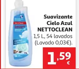Alcampo NETTOCLEAN Suavizante Cielo Azul oferta