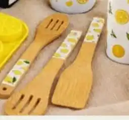 Alcampo Set 3 utensilios bambú oferta