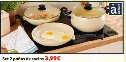 Alcampo Set 2 paños de cocina oferta
