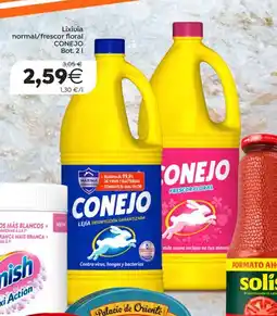 Plenus Supermercados CONEJO Lixivia normal/frescor floral oferta
