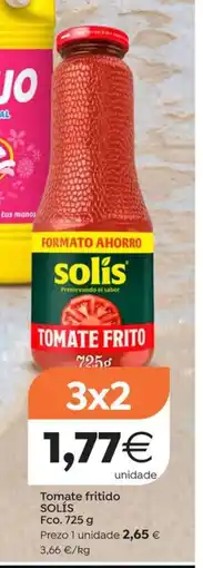 Plenus Supermercados SOLIS Tomate fritido oferta