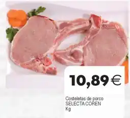 Plenus Supermercados COREN Costeletas de porco oferta