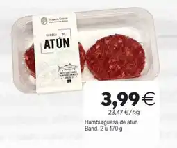 Plenus Supermercados Hamburguesa de atún oferta