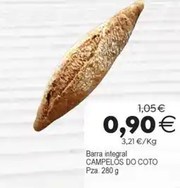 Plenus Supermercados CAMPELOS DO COTO Barra integral oferta
