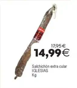 Plenus Supermercados IGLESIAS Salchichón extra cular oferta