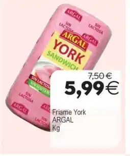 Plenus Supermercados ARGAL Friame York oferta