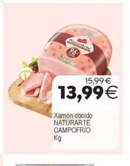 Plenus Supermercados NATURARTE CAMPOFRÍO Xamón cocido oferta