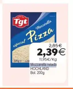 Plenus Supermercados HOCHLAND Mozzarella relada oferta