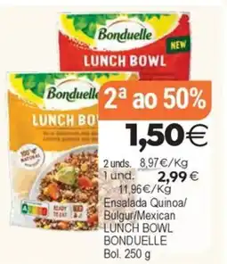 Plenus Supermercados BONDUELLE Ensalada quinoa/ bulgur/mexican lunch bowl oferta