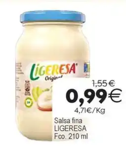 Plenus Supermercados LIGERESA Salsa fina oferta