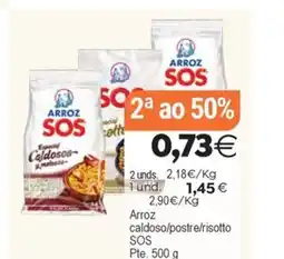 Plenus Supermercados SOS Arroz caldoso/postre/risotto oferta