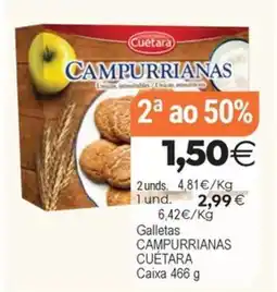 Plenus Supermercados CUÉTARA Galletas campurrianas oferta