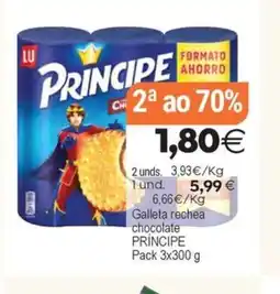 Plenus Supermercados PRINCIPE Galleta rechea chocolate oferta